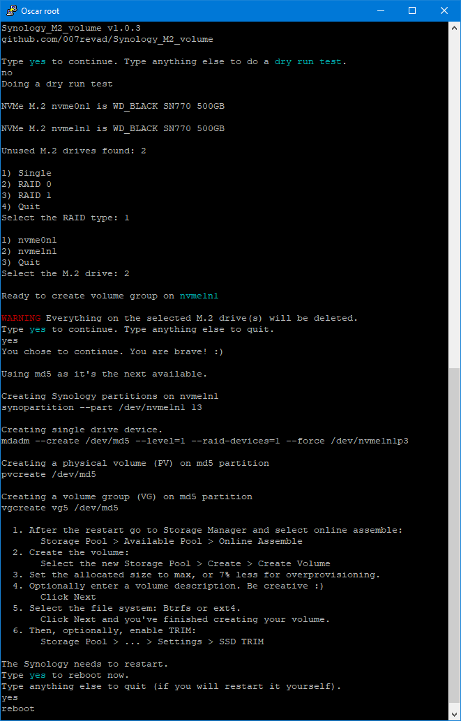 群晖 DSM7.x DS918+ DS920+ DS1821+ DS3622+ M.2 NVME硬盘创建存储插图1 群晖 DSM7.x DS918+ DS920+ DS1821+ DS3622+ M.2 NVME硬盘创建存储插图1