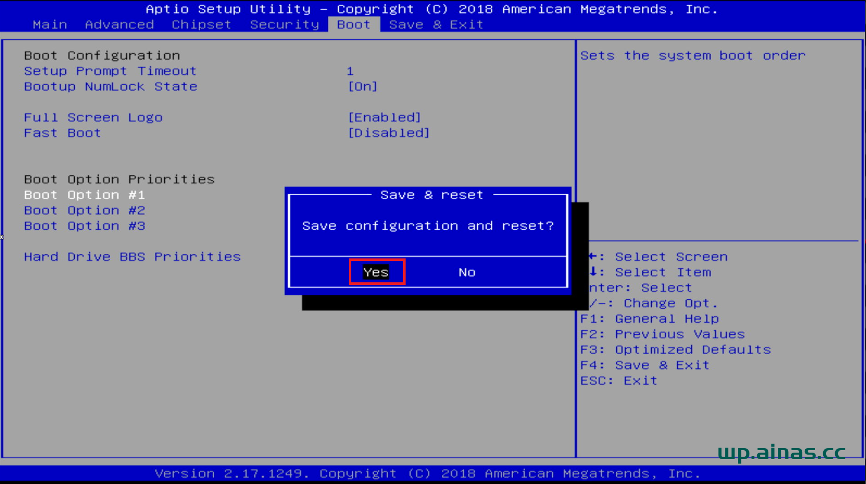 BIOS设置u盘启动