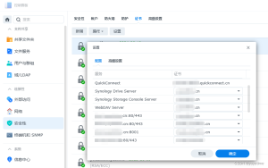 在内网使用公网域名访问内网群晖NAS网站